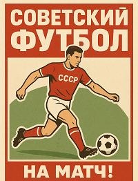 Постер «Советский футбол (Спартак Москва)»